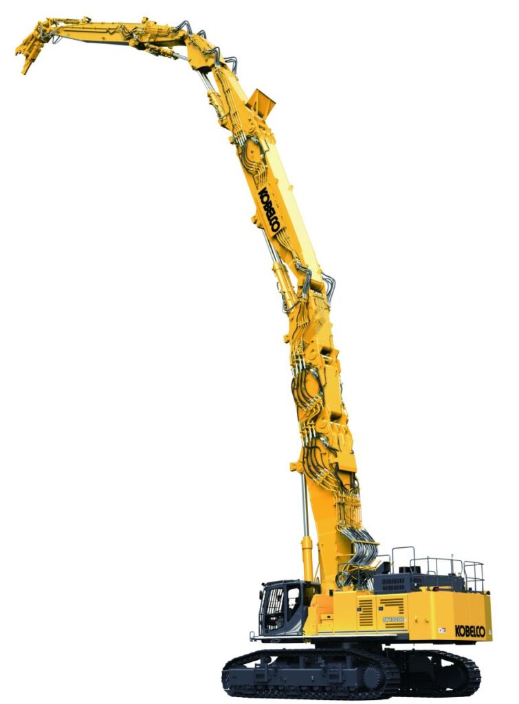 KOBELCO presentó la nueva SK1300DLC-11 para demolición - Mercado